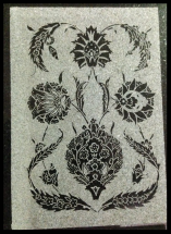 Granite Oyma Motif Modelli Baştaşi